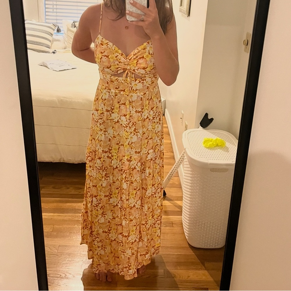 Z Supply Floral Maxi Sundress